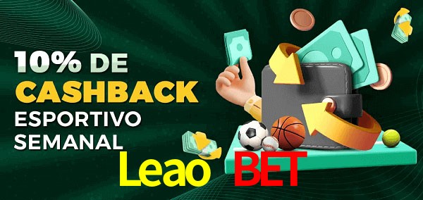 10% de bônus de cashback na Leao Bet